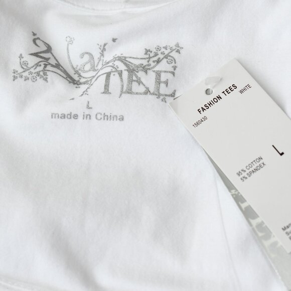 2 A Tee White Top - Picture 3 of 3